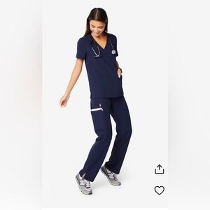 Figs Navy Scrub Set Medium